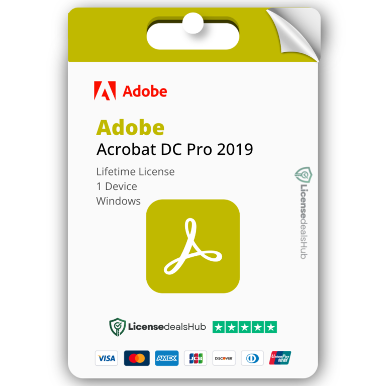 Adobe Acrobat Pro 2019 Lifetime License