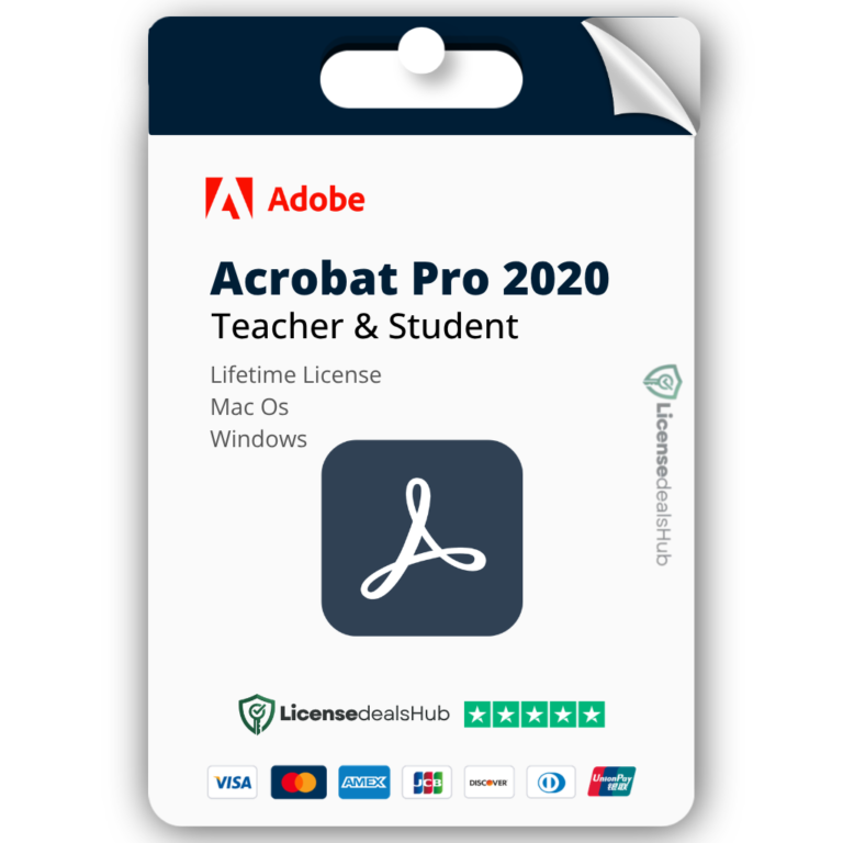 Adobe Acrobat Pro 2020 Teacher & Student