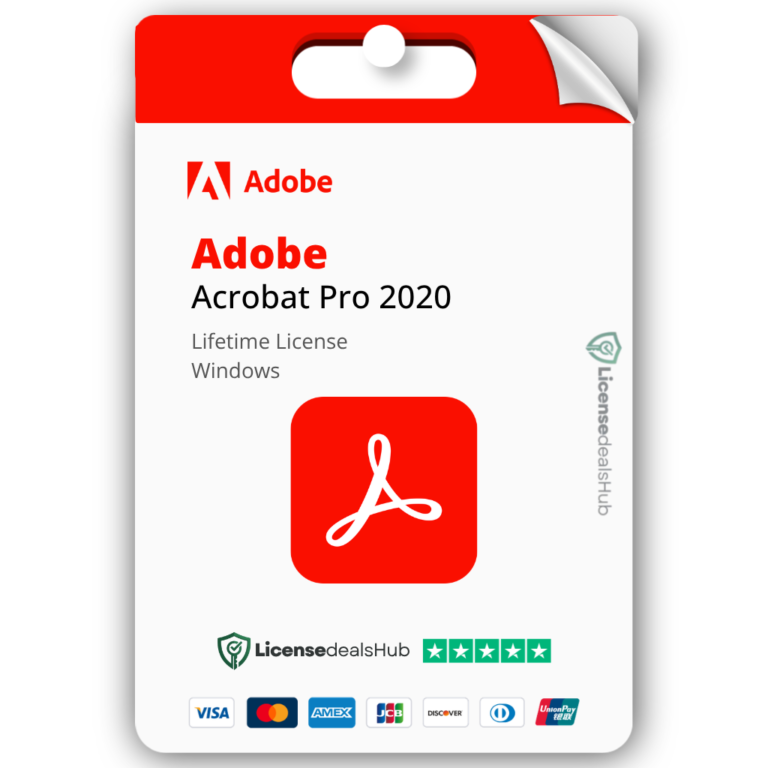 Adobe Acrobat Pro 2020 – Lifetime License