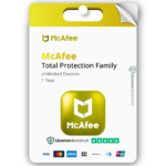 McAfee Total Protection Family Advanced – Unlimited Devices, 1 Year (Global)