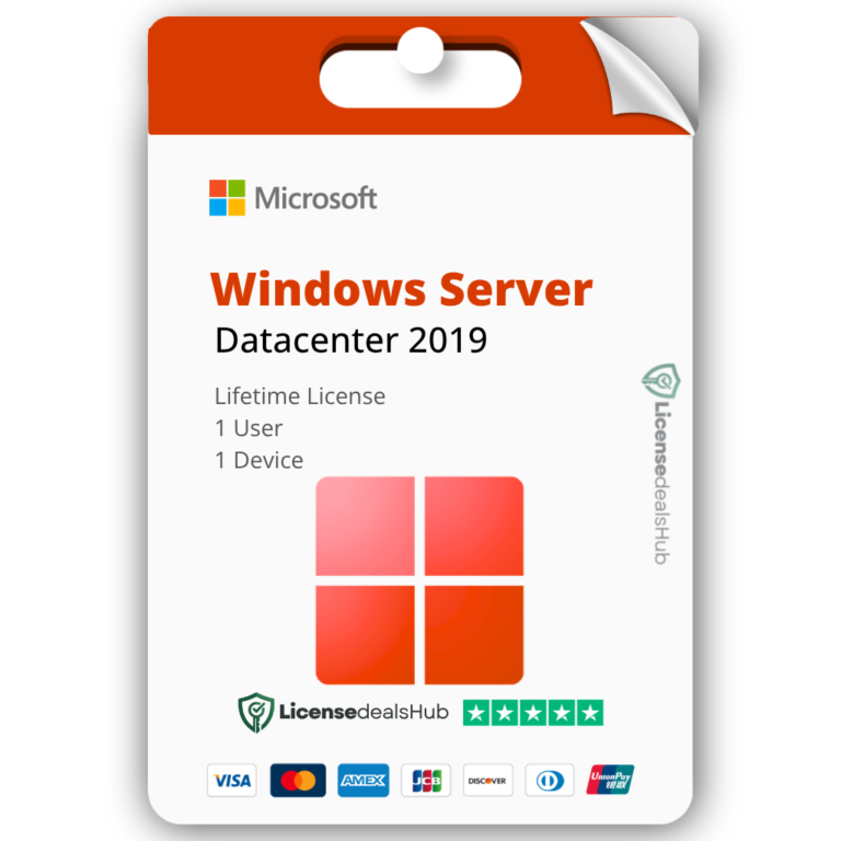 Windows Server 2019 Datacenter – Lifetime Activation (Global)